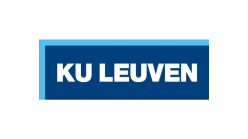 ku-Leuven_logo The image shows the KU Leuven logo with white text on a dark blue rectangular background and a light blue border on the top and left sides.
